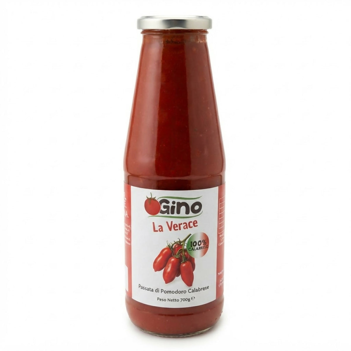 Gino La Verace - Passata di Pomodoro Calabrese 700g - Terramia