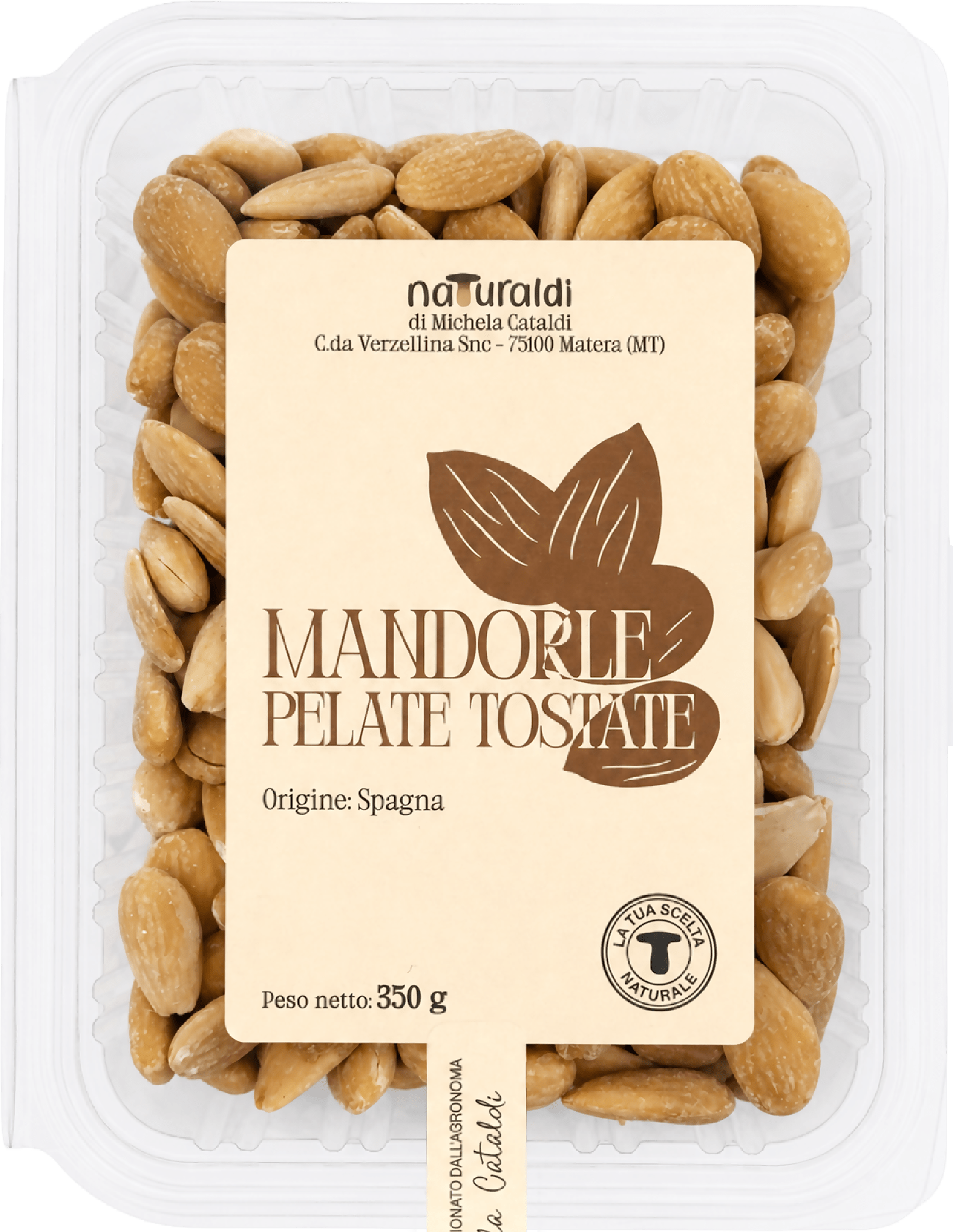 Mandorle pelate tostate 350 g Naturaldi - Terramia