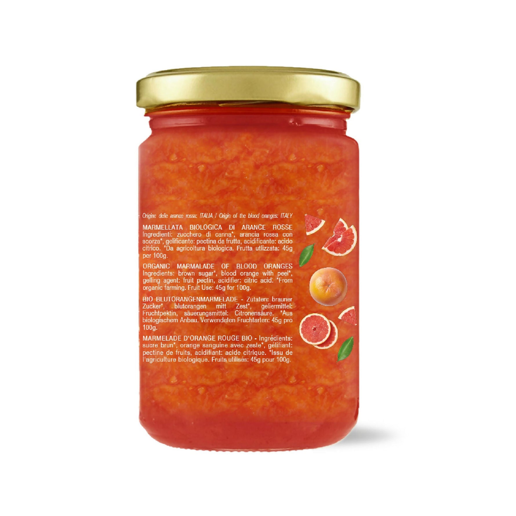 Marmellata di arance rosse bio 360g - Terramia