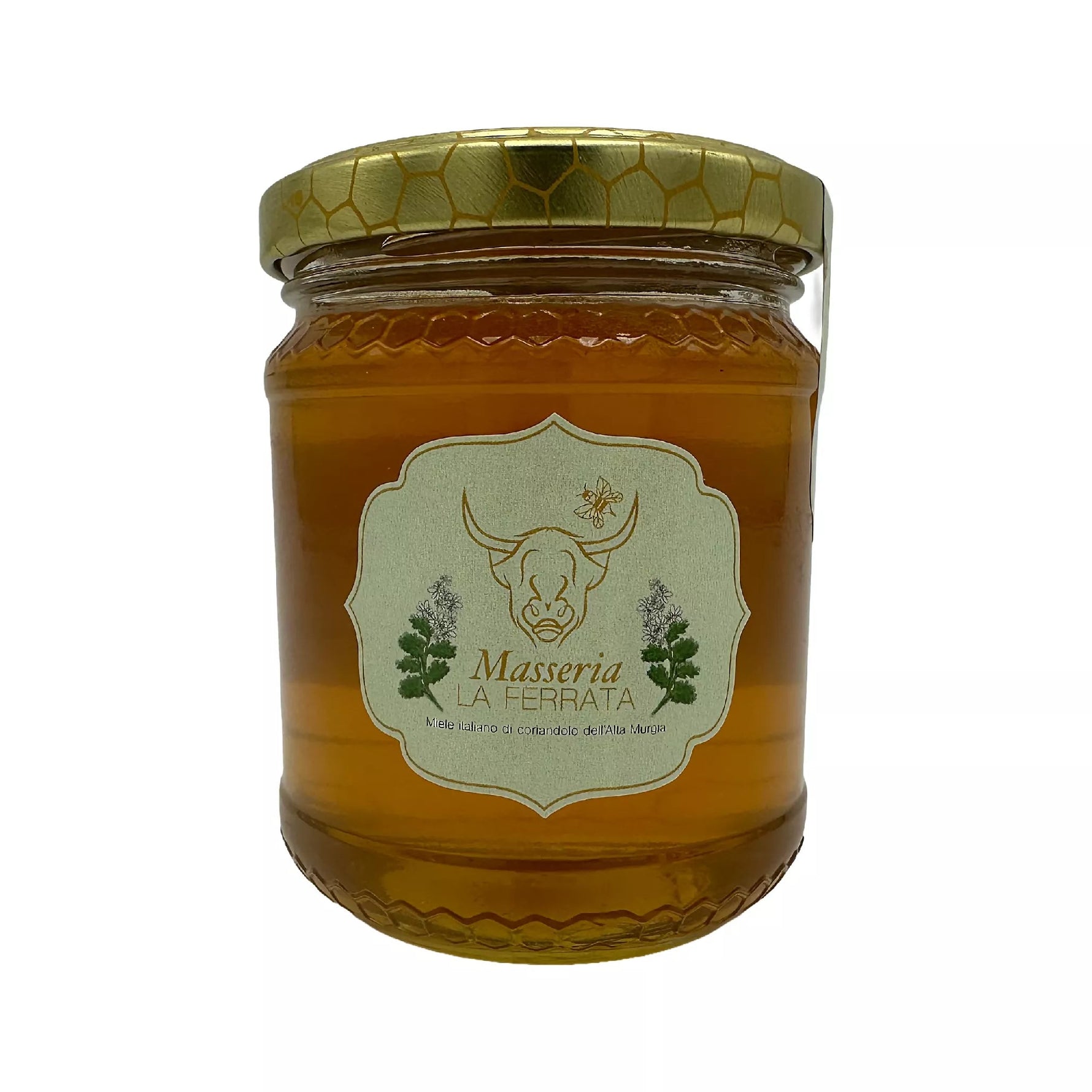 Miele italiano di coriandolo dell'Alta Murgia 500 g – Masseria La Ferrata - Terramia