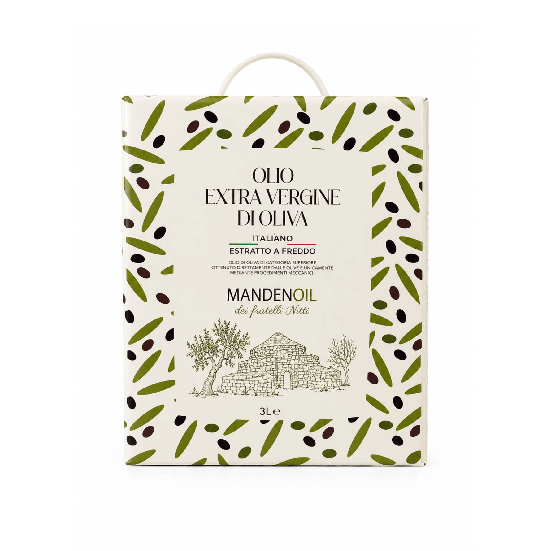Olio Extravergine di Oliva 100% Coratina in Bag in Box - Puglia - Terramia