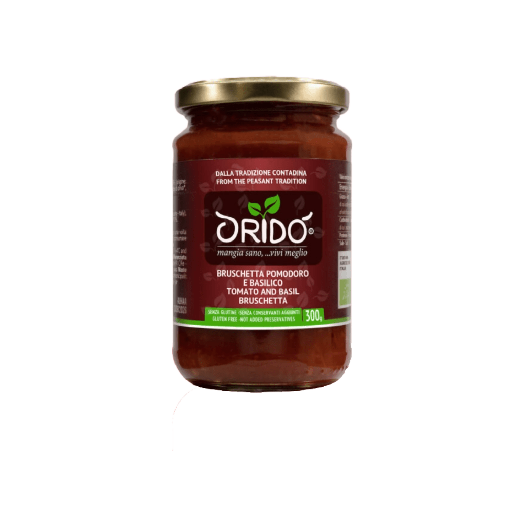Oridò condimento per bruschetta pomodoro e basilico 300g - Terramia