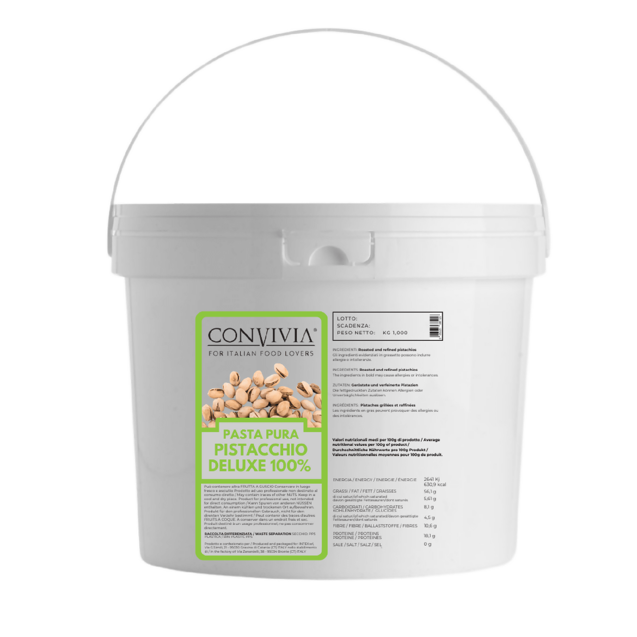 Pasta pura di Pistacchio 100% Deluxe 1kg - Terramia