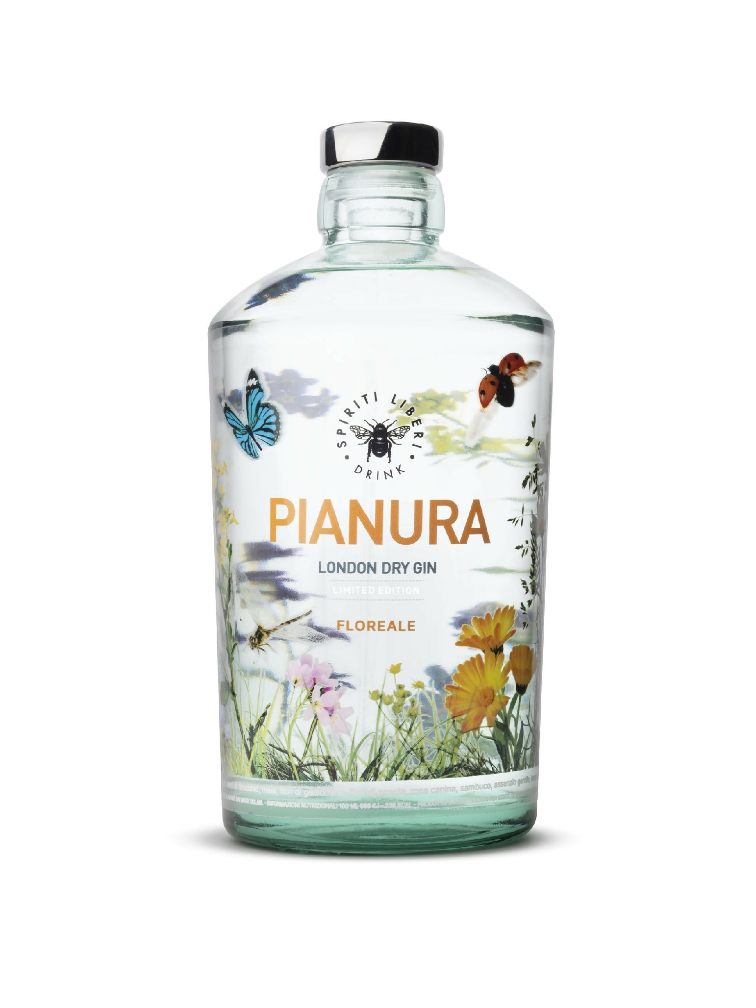 Pianura Limited Edition 70 cl Spiriti Liberi – London Dry Gin Artigianale del Veneto - Terramia