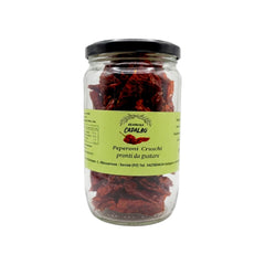 Peperoni Cruschi Fritti 100 gr IGP di Senise Azienda Agricola Capalbo