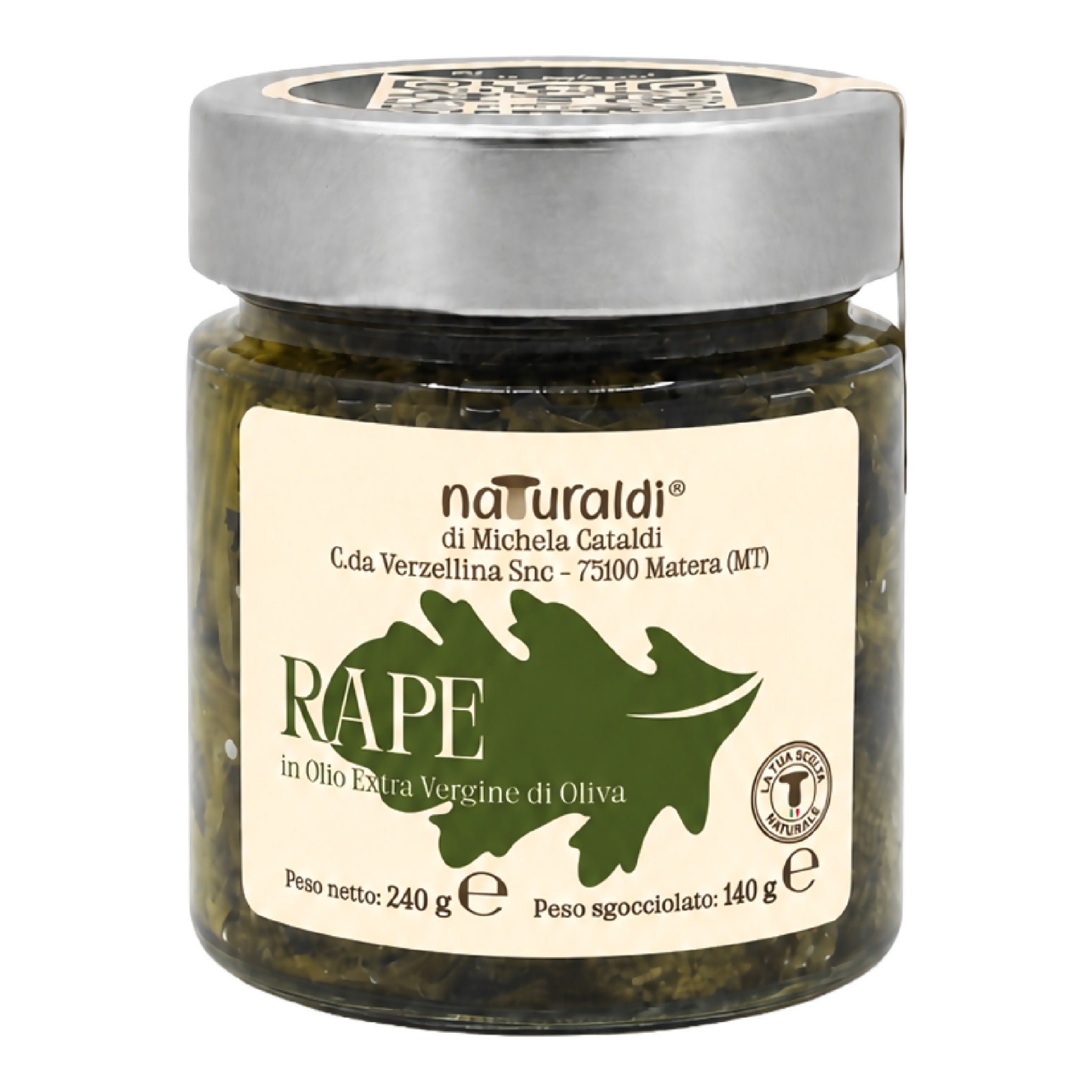 Rape sott'olio 240 g Naturaldi - Terramia