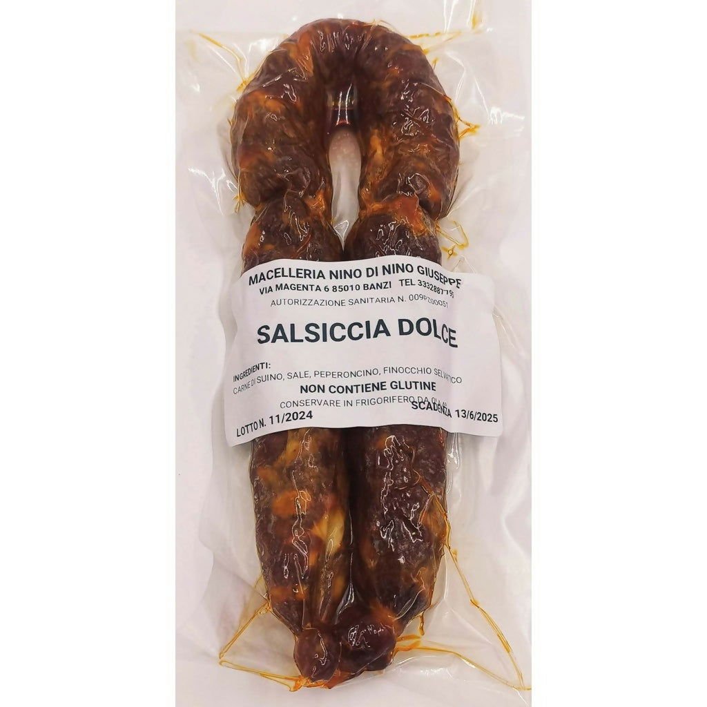 Salsiccia secca di maiale dolce - Macelleria Nino - Terramia