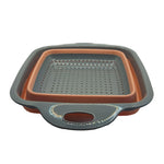 Scolapasta pieghevole in silicone cm 22x22x10 - Terramia