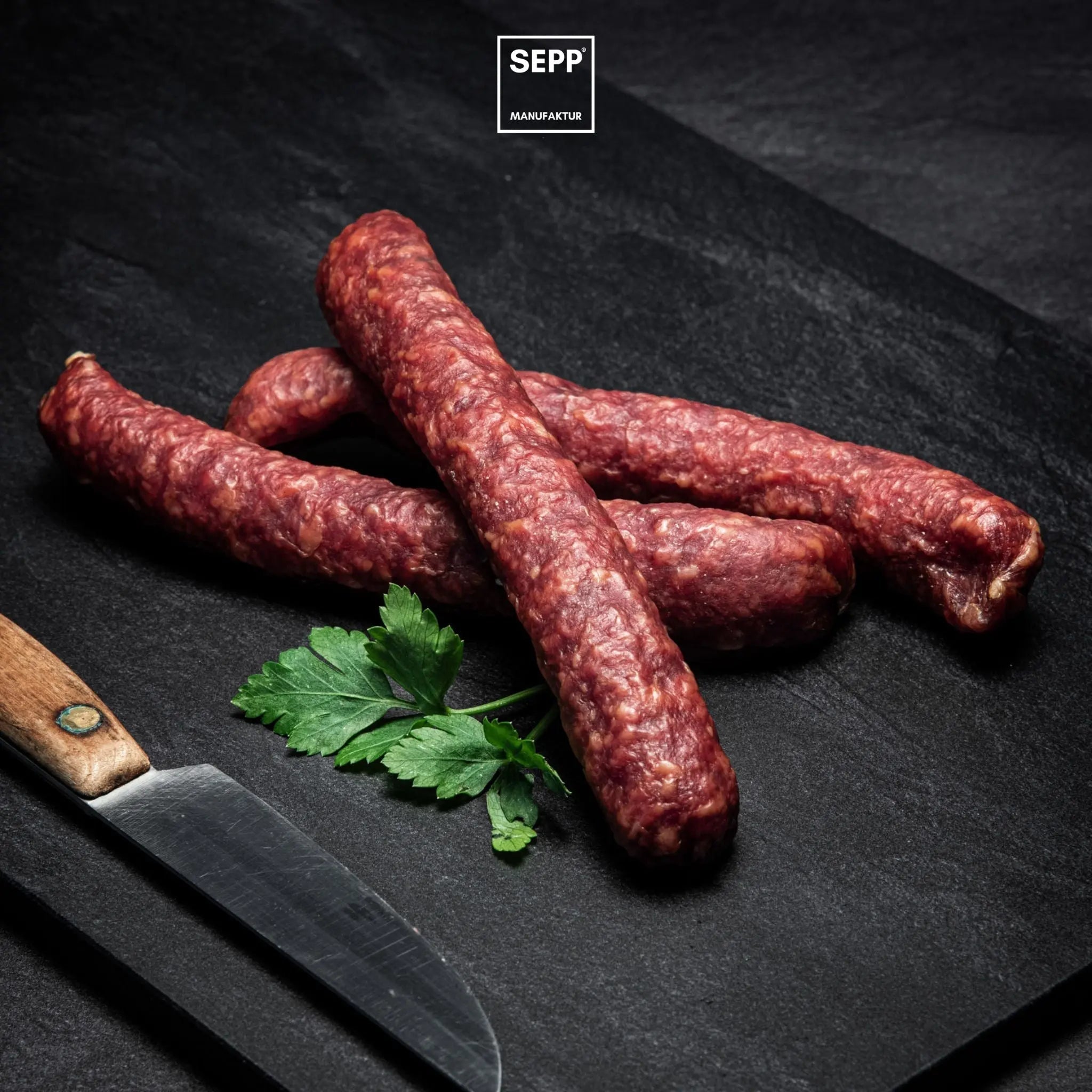 SEPP' Salamini Kaminwurzen di cinghiale e maiale (3 pezzi) - Terramia