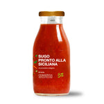 Sugo pronto di pomodoro ciliegino alla siciliana bio 250g - Terramia
