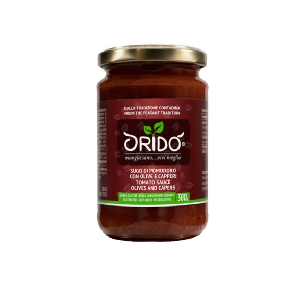 Oridò sugo pomodori olive e capperi